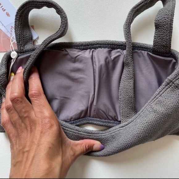 PILYQ SAND REEF LAYLA BRALETTE BIKINI SET - Picture 5 of 13